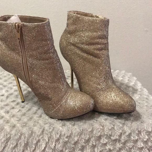 Champagne glitter pu - Picture 6 of 8